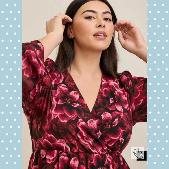 Torrid Mini Studio Knit Babydoll Dress - Picture 3 of 8